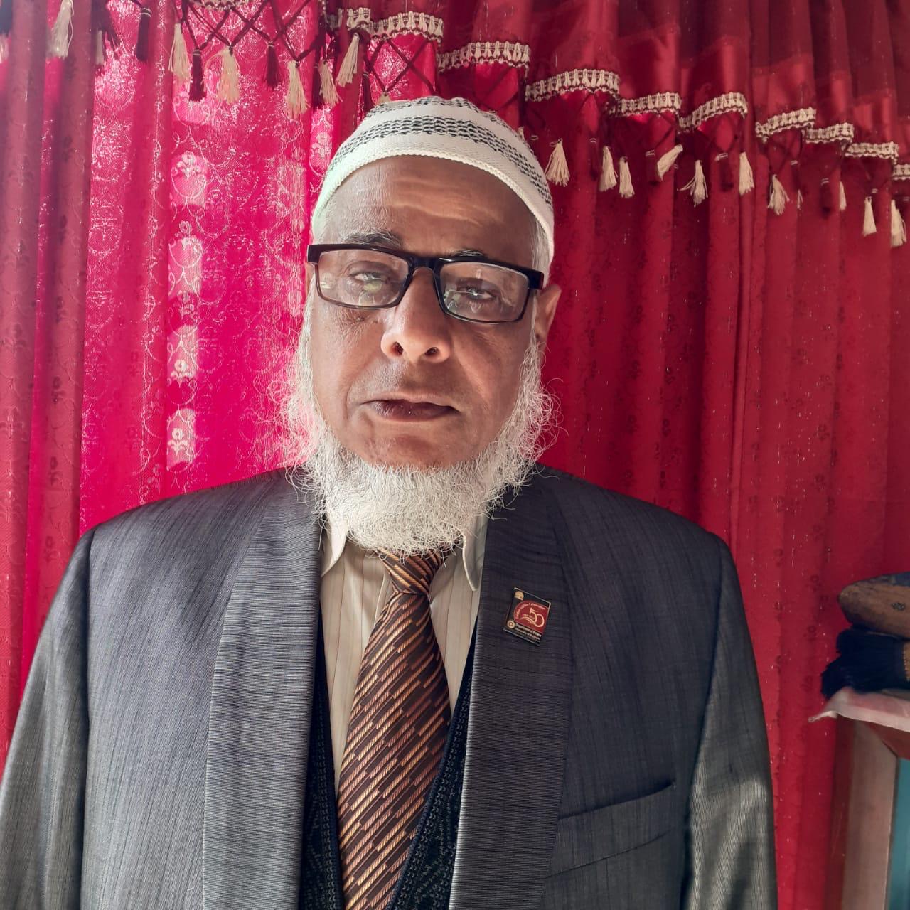 Prof.Ruhul Amin,retd.Principal Govt.City College,Rajshahi